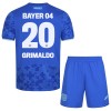 Conjunto Bayer 04 Leverkusen Alejandro Grimaldo 20 Tercera Equipación 2025-26 - Niño